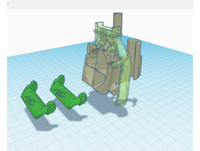 led fan mount ender 3 minimalistic - redesign 40 3d print model - Mito3D