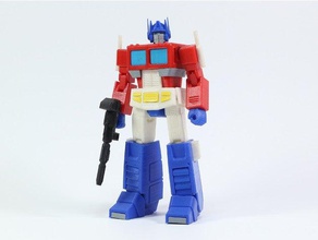 articulated g1 transformers optimus prime - supports autobots bumblebee robot toys 3d print model - Mito3D