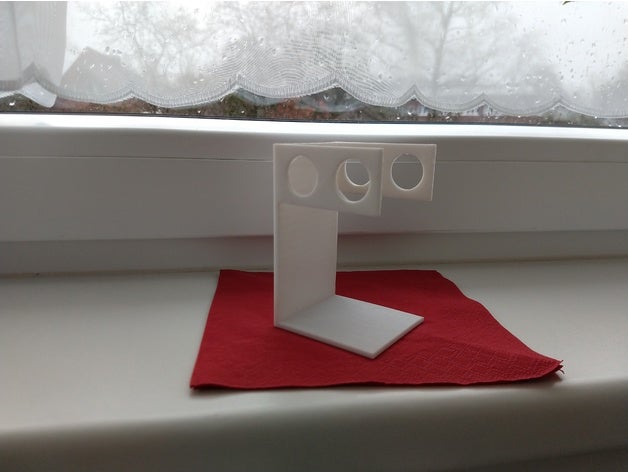 ikiz diş fırçası tutucu 3D print model - Mito3D