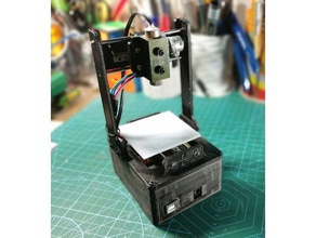 mini lazer oyma makinesi arduino cd rom diy 3d print model - Mito3D