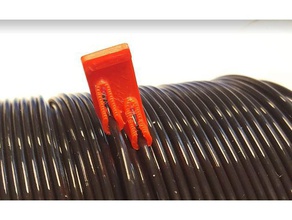 filament clip holder 175mm spool 3d print model - Mito3D