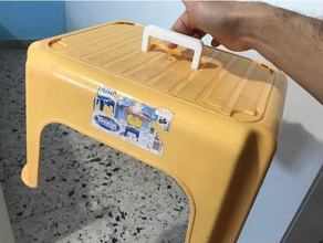 maniglia sgabello dumbo tontarelli handle step stool 3d print model - Mito3D