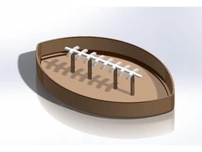 football plateau 3d print model - Mito3D