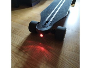 longboard protection teamgee h5 electric skateboard light support 3d print model - Mito3D