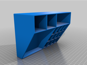 scatola trucco vassoio cosmetici organizzatore smalto per unghie 3d print model - Mito3D
