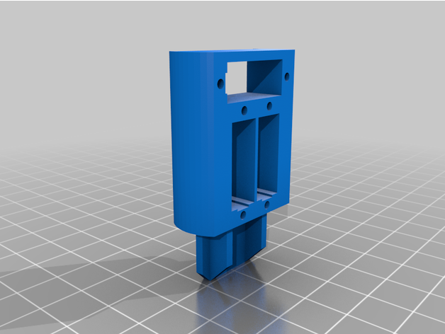 malibu pro dlg servo mount 3D print model - Mito3D