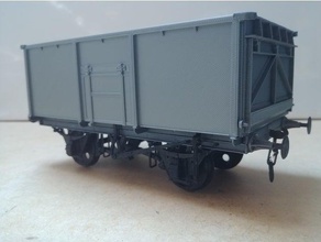 calibre 1 32 escala 16 toneladas mineral vagón tren 3d print model - Mito3D
