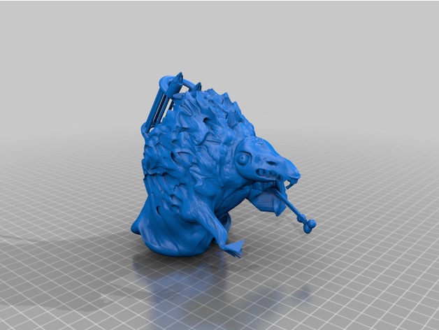 raccapricciante vulture 3D print model - Mito3D