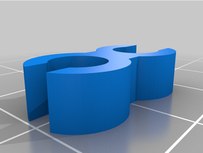 simple câble clip anycubic kossel abl sensorcable 3d print model - Mito3D