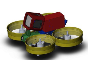 3 pulgadas cinewhoop gopro héroe sesión fpv drone quad 3d print model - Mito3D