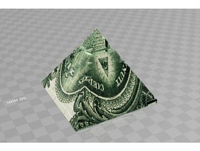 colore stampabile piramide 3d print model - Mito3D