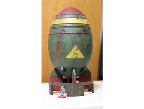 fallout 4 mini nuke apocalyptic post prop rikerthesergal striker 3d print model - Mito3D