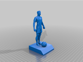 cr7 top futbol oyuncu 3d print model - Mito3D