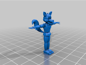 funtime foxy 3d print model - Mito3D