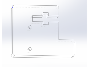 anet a6 axis endstop holder y-endstop 3d print model - Mito3D
