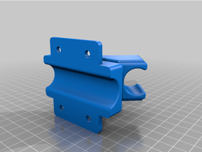 shower handle holder holes wall required 3d print model - Mito3D