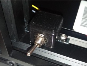 interrupteur levier montage 2020 extrusion lumière led mont commutateur 3d print model - Mito3D