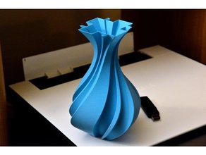 vase 101 v1 container flower mode 3d print model - Mito3D