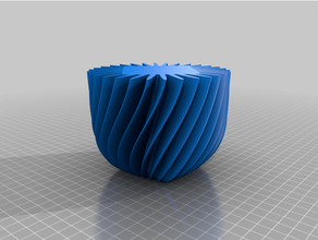 vaso ınterno kesit 3d print model - Mito3D