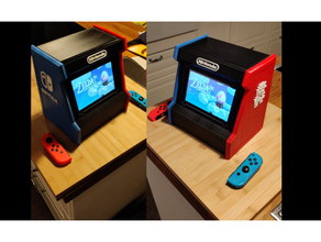 nintendo switch arcade holder custom tweaks 3d print model - Mito3D