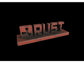logo rust facepunch 3d print model - Mito3D