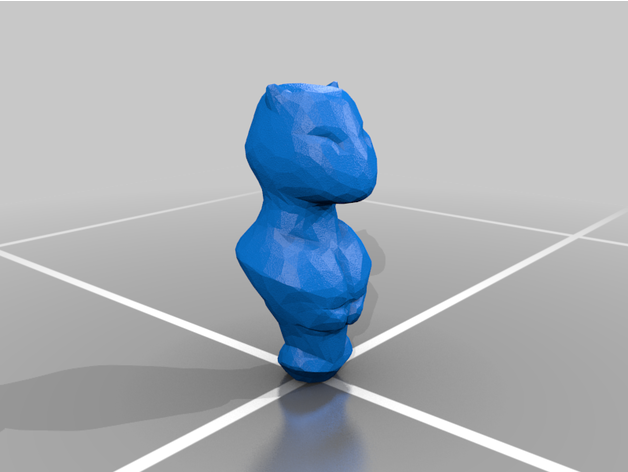 estátua 3D print model - Mito3D
