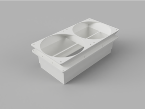enclosure hepa + active carbon airfilter aircleaner filter clean air filterbox 3d print model - Mito3D