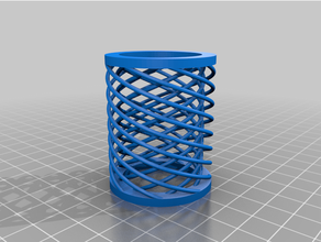 double helix spring 3d print model - Mito3D