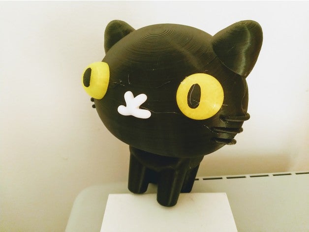mio gatto pucca anime cat 3D print model - Mito3D