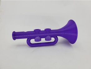 çocuklar trompet 3d print model - Mito3D