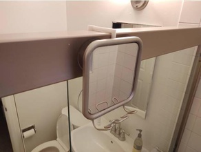 shower mirror hook holder accessories 3d print model - Mito3D