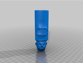 bart simpson inhaler kapak 3d print model - Mito3D