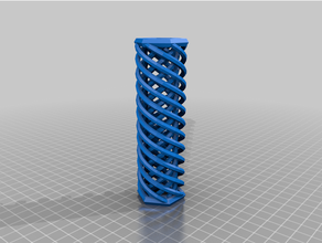 double helix spring parametric 3d print model - Mito3D