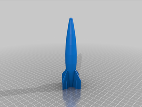 fusée pen modèle openscad stylet 3d print model - Mito3D