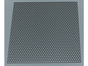 malla hexagonal 200 hex hexágono 3d print model - Mito3D