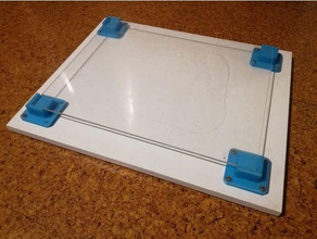 vidrio cama apoyo cristal heatbed 3d print model - Mito3D