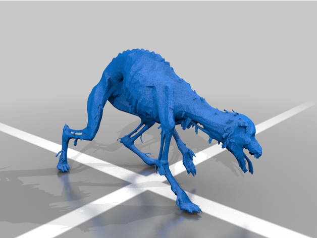 undead köpek karanlık ruhlar 3D print model - Mito3D