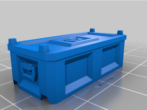 ammo crates - 40k wargames game 3d print model - Mito3D