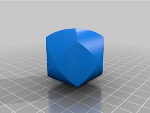 cubic sphere spheric cube education testing juicedcustoms dice 3d print model - Mito3D