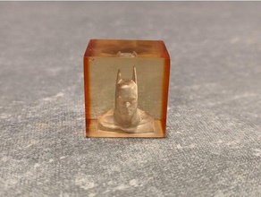 espacio negativo batman busto sla 3d print model - Mito3D