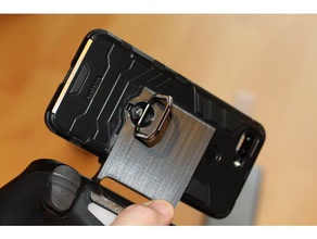ps4 dualshock clip phone cover mount controller dji drone game ryze tello 3d print model - Mito3D