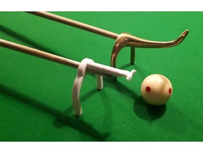 snooker schwanenhals goose neck rest 3d print model - Mito3D