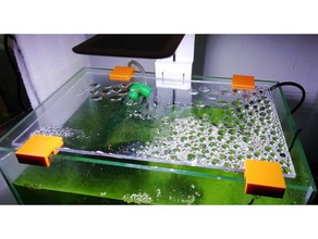 acquario coverclamp l'acquario acquari 3d print model - Mito3D
