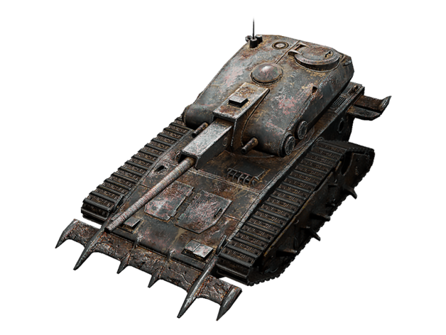 Totengräber tank wot blitz 3D print model - Mito3D