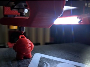 anet a8 extruder led mount mods parts upgrade lights thethingsnetwork virtualreality 3d print model - Mito3D