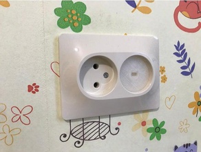 ac socket child protection safety 3d print model - Mito3D