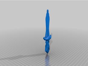 skyrim glass dagger pen cosplay 3d print model - Mito3D