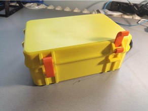 impermeável caixa personalizado armazenamento prova d'água 3d print model - Mito3D
