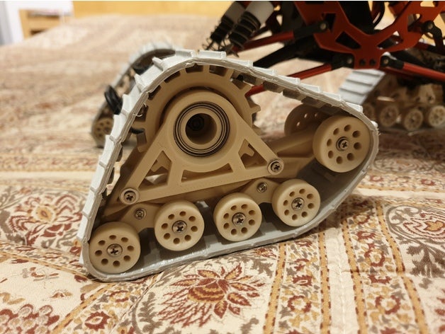 rubber track crawler 3D print model - Mito3D