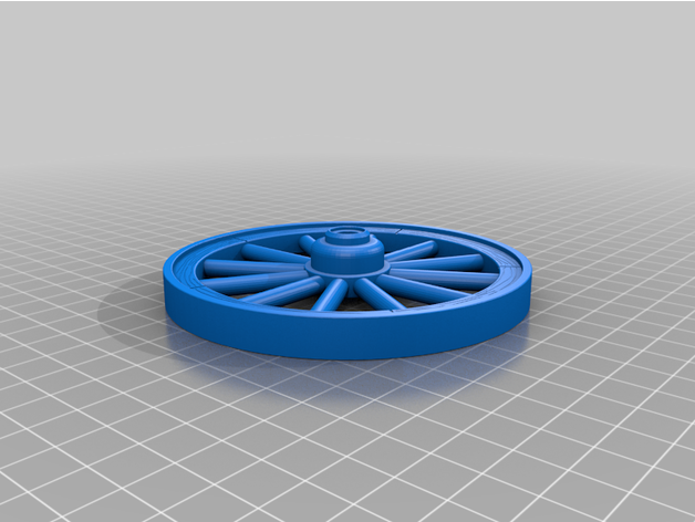 carriage wheel 3D print model - Mito3D